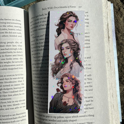 Archeron Sisters Laminated Cardstock Bookmark - Awfullynerdy.co