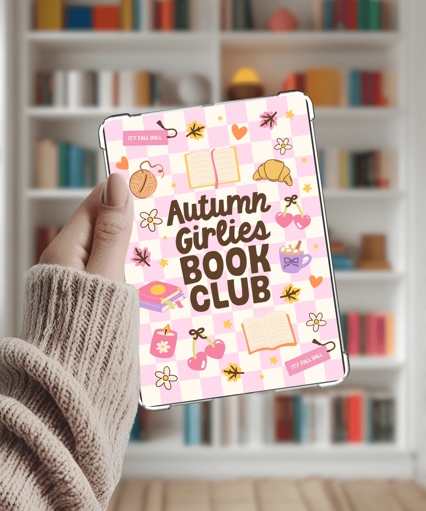 Autumn Girlies Book Club Kindle Paperwhite Insert - Awfullynerdy.co