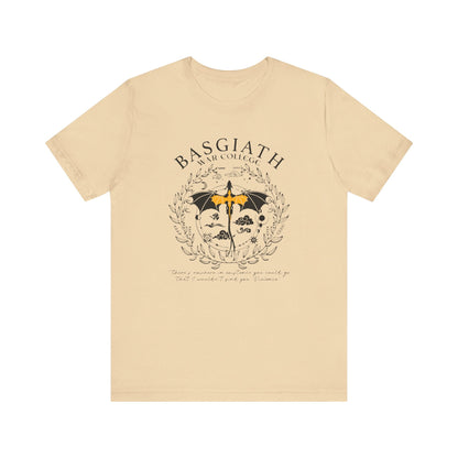 Basgiath War College Jersey Short Sleeve Cotton Tee - Awfullynerdy.co