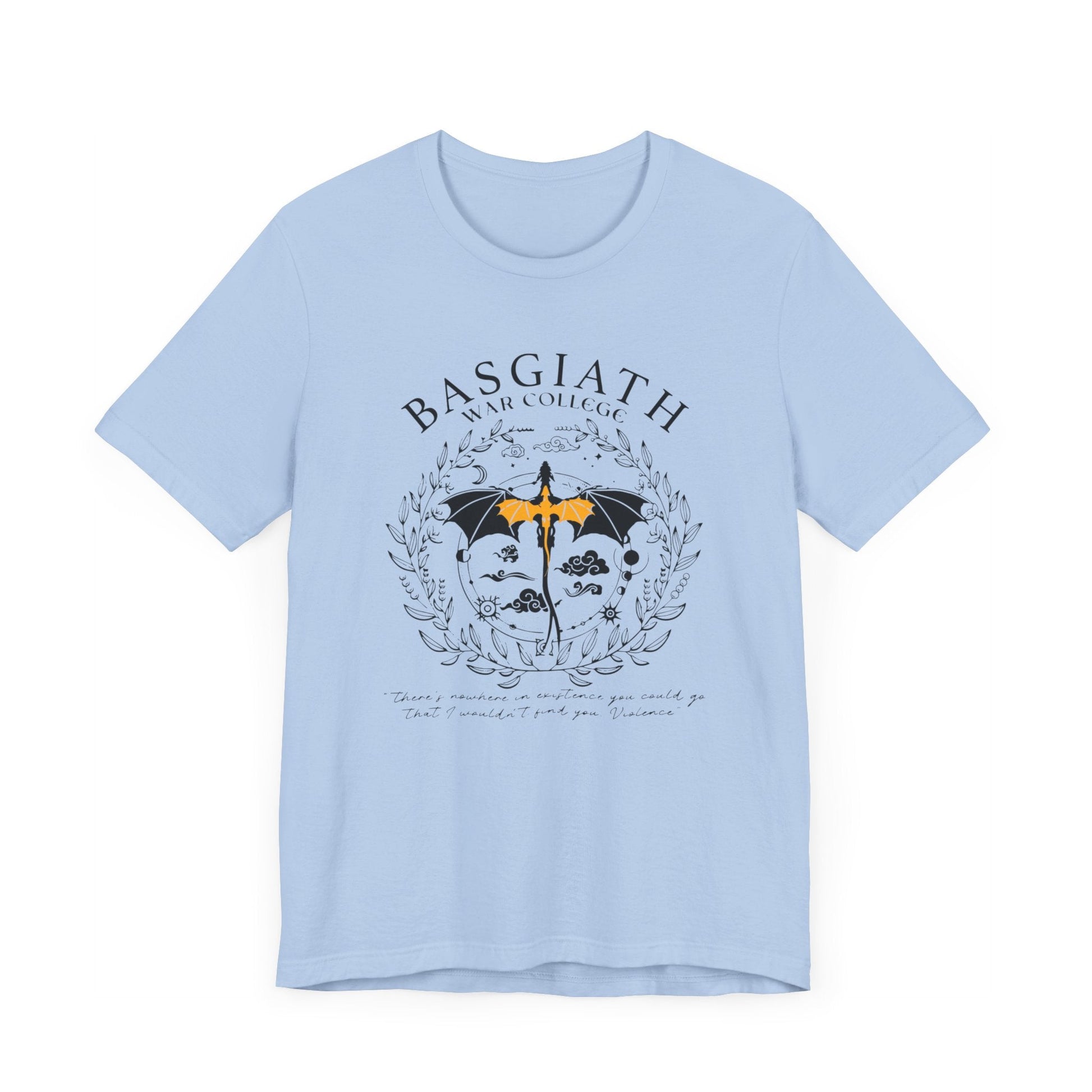 Basgiath War College Jersey Short Sleeve Cotton Tee - Awfullynerdy.co