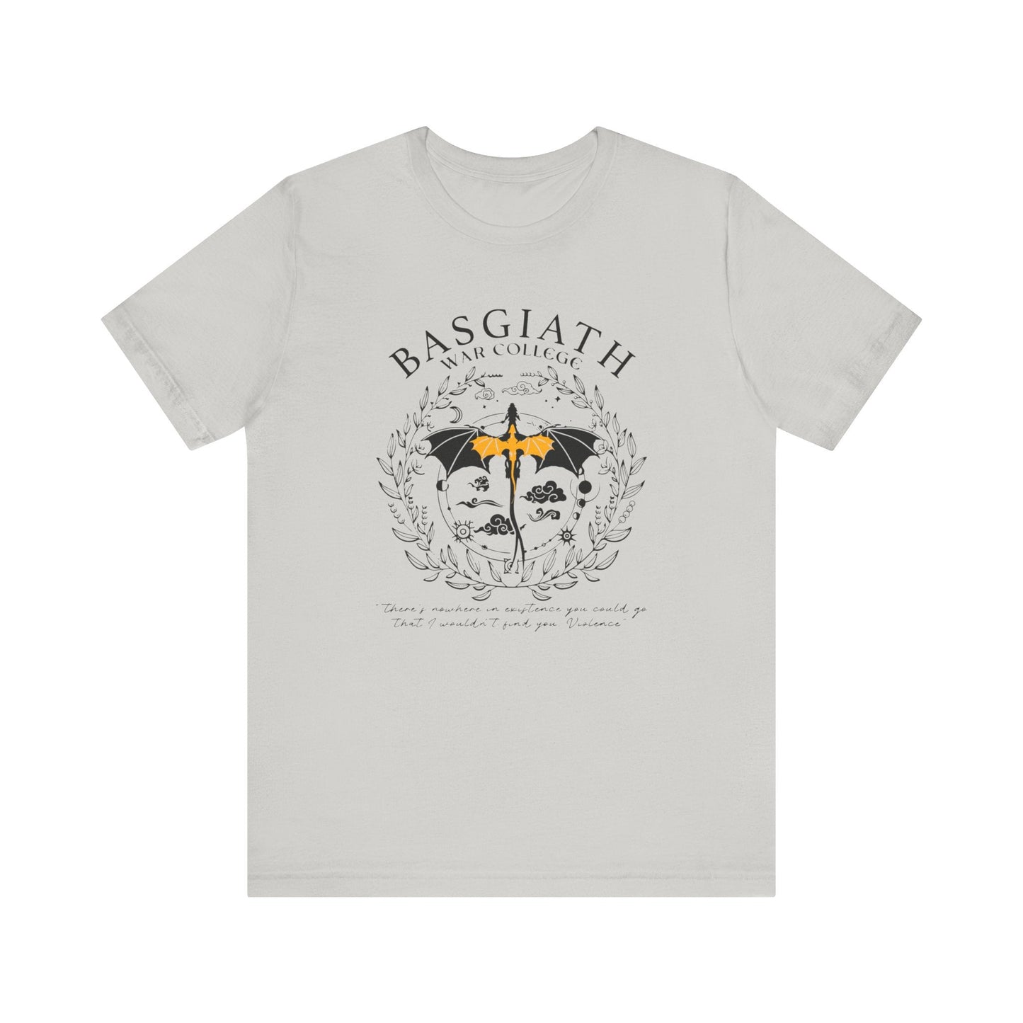 Basgiath War College Jersey Short Sleeve Cotton Tee - Awfullynerdy.co