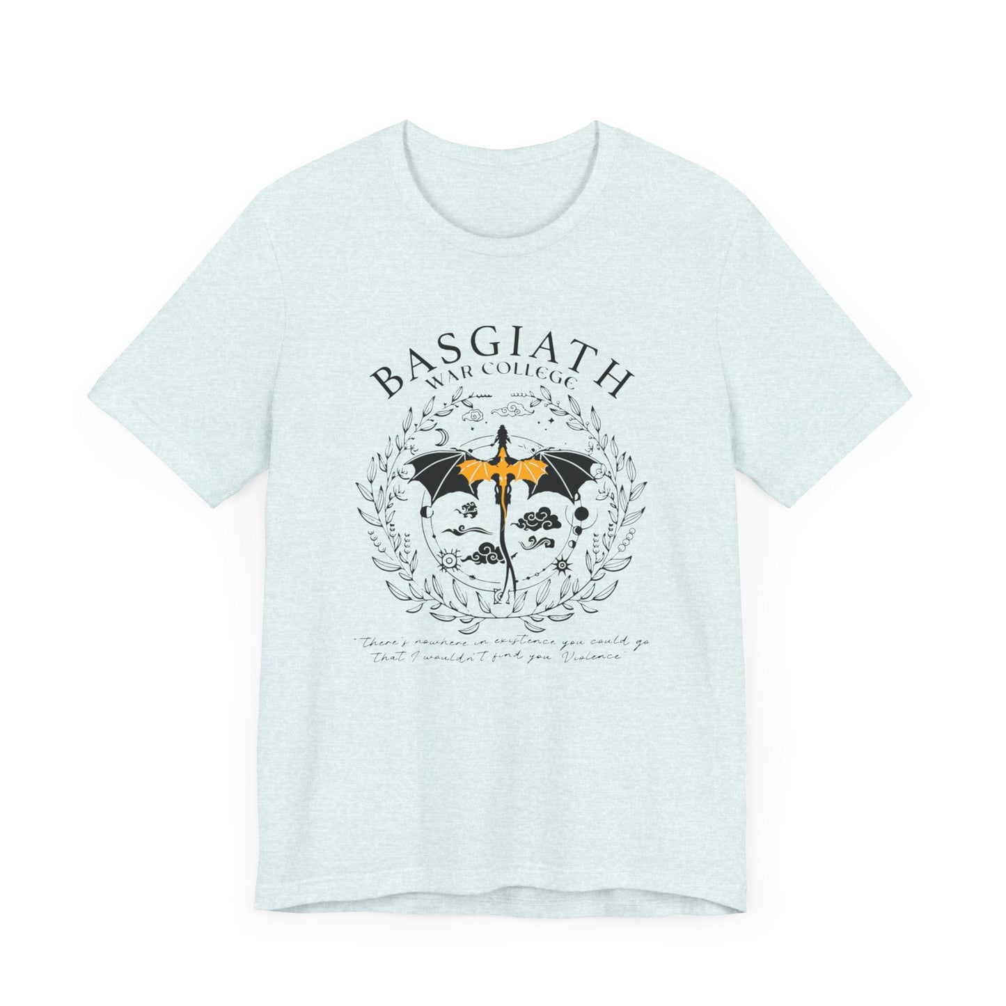 Basgiath War College Jersey Short Sleeve Cotton Tee - Awfullynerdy.co