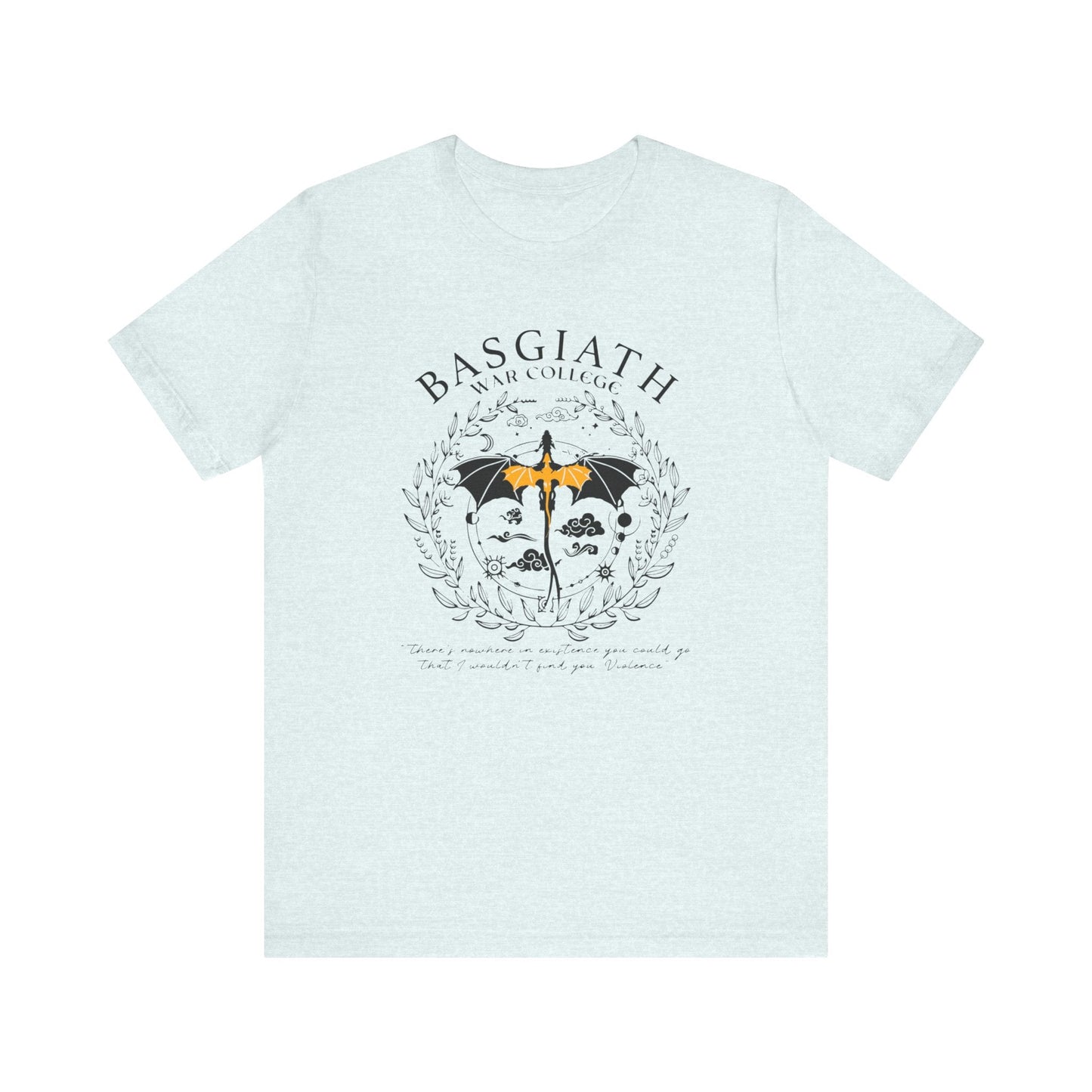 Basgiath War College Jersey Short Sleeve Cotton Tee - Awfullynerdy.co