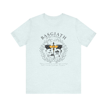 Basgiath War College Jersey Short Sleeve Cotton Tee - Awfullynerdy.co