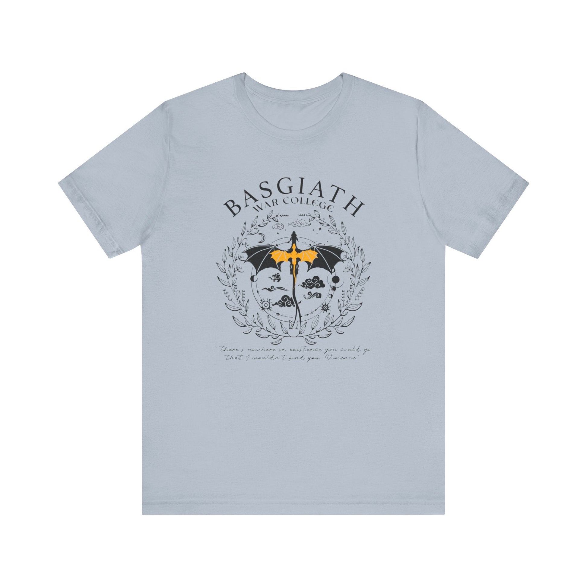 Basgiath War College Jersey Short Sleeve Cotton Tee - Awfullynerdy.co