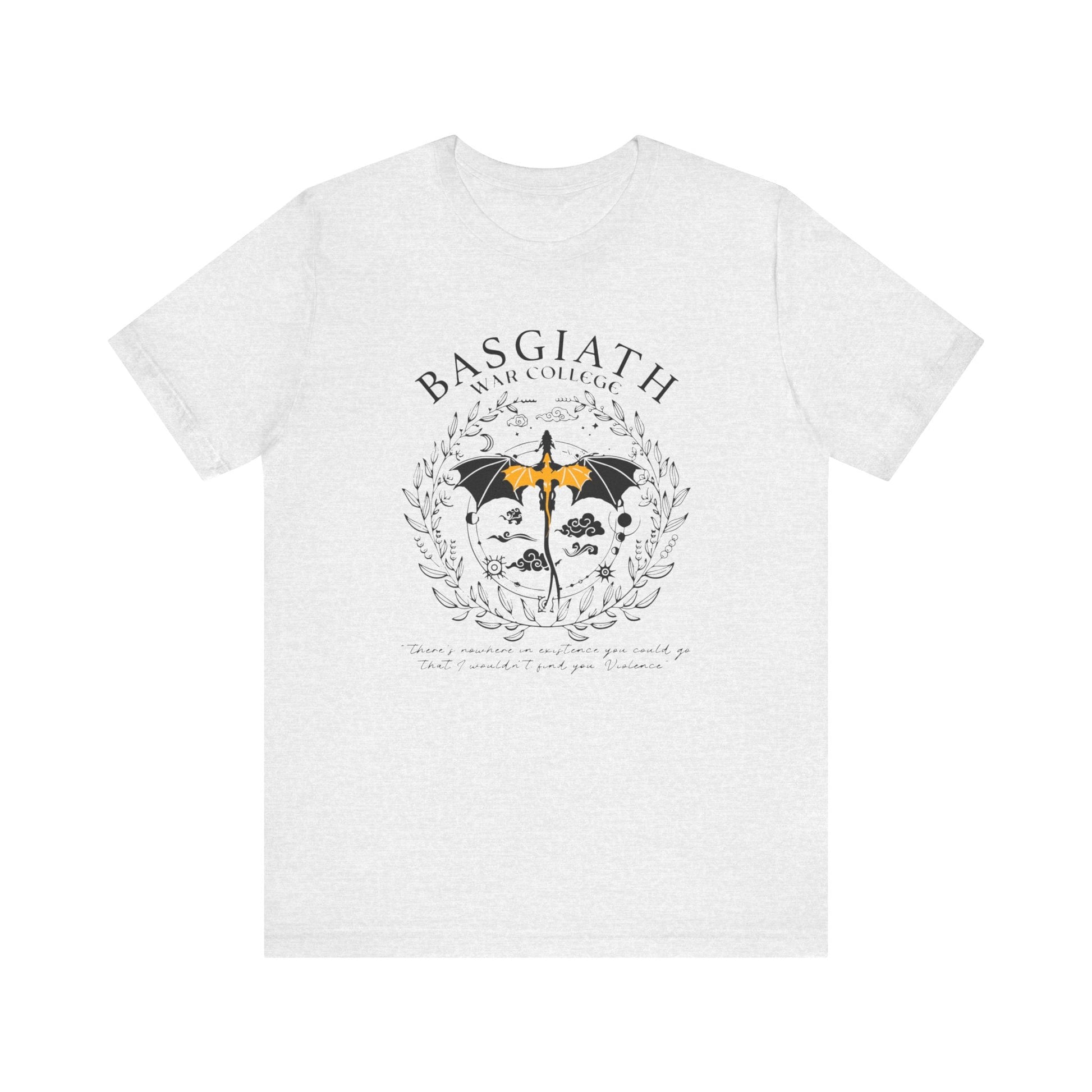 Basgiath War College Jersey Short Sleeve Cotton Tee - Awfullynerdy.co