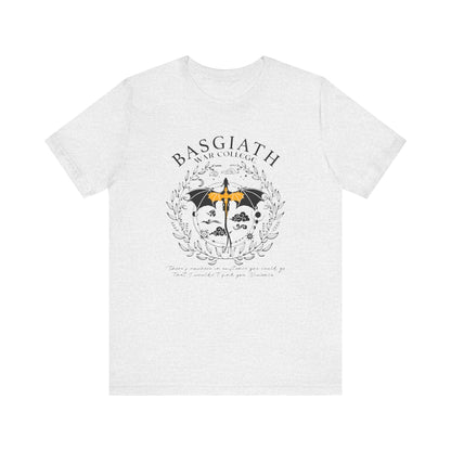 Basgiath War College Jersey Short Sleeve Cotton Tee - Awfullynerdy.co