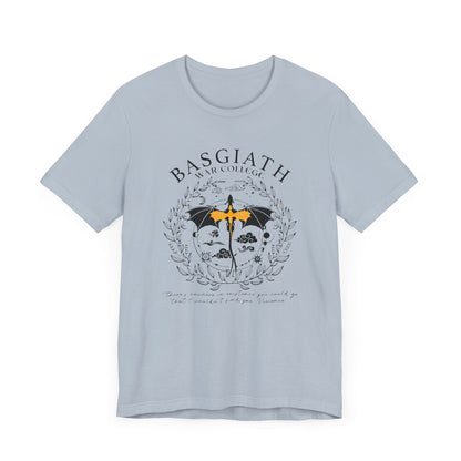 Basgiath War College Jersey Short Sleeve Cotton Tee - Awfullynerdy.co