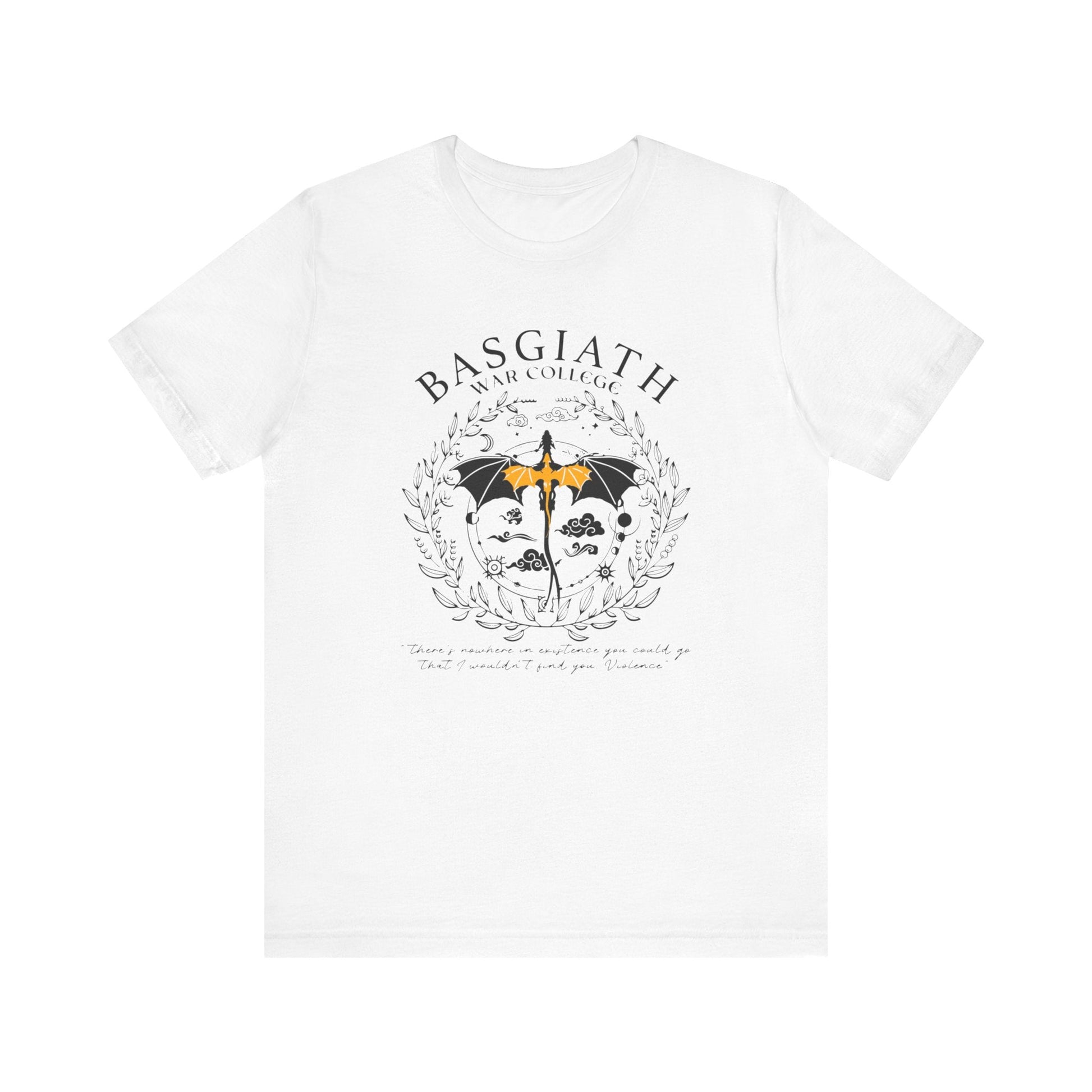 Basgiath War College Jersey Short Sleeve Cotton Tee - Awfullynerdy.co