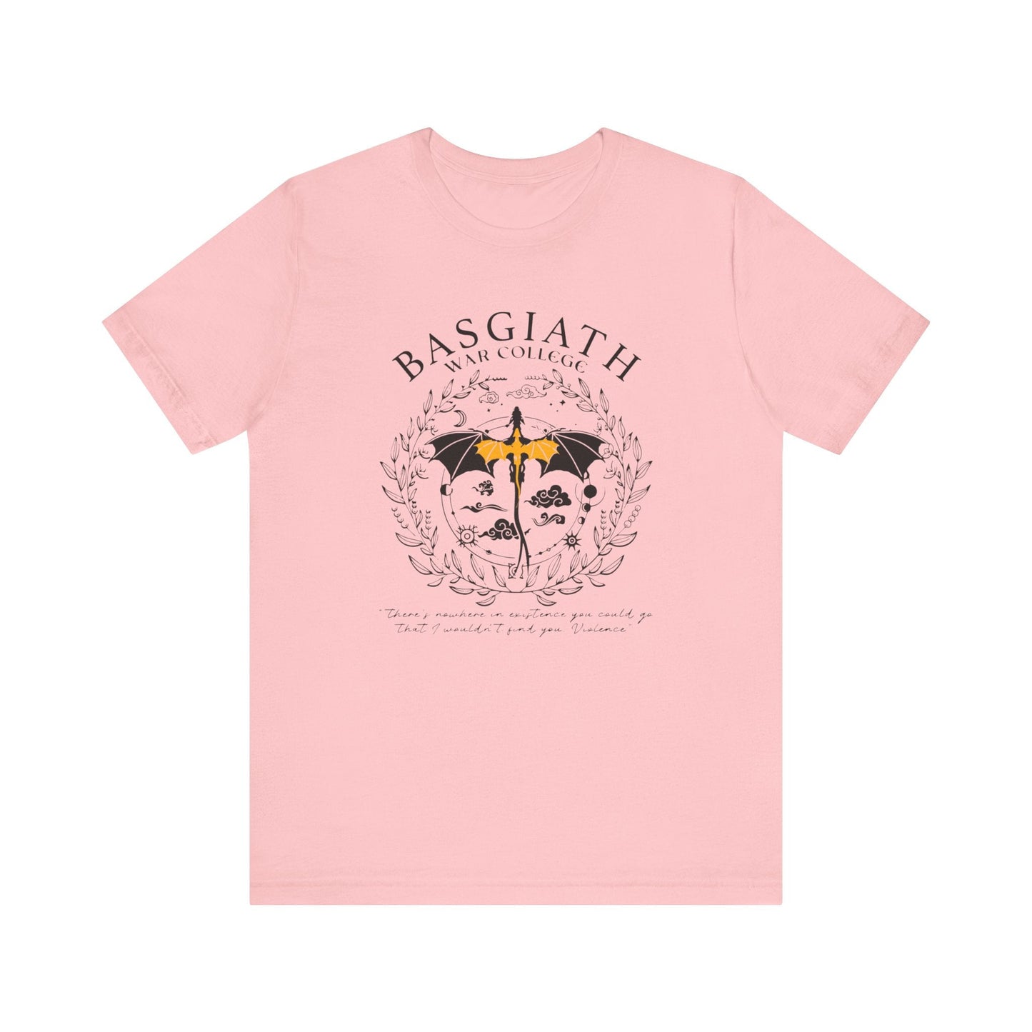 Basgiath War College Jersey Short Sleeve Cotton Tee - Awfullynerdy.co