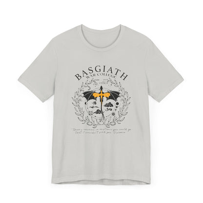 Basgiath War College Jersey Short Sleeve Cotton Tee - Awfullynerdy.co