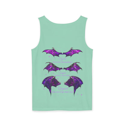 Bat Boys Comfort Colors Garment - Dyed Tank Top - Awfullynerdy.co