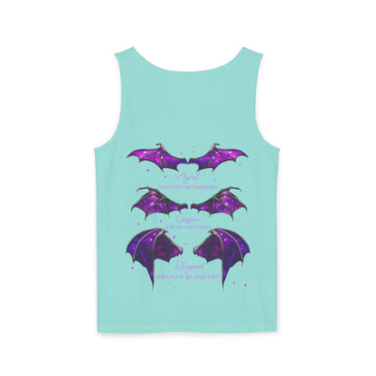 Bat Boys Comfort Colors Garment - Dyed Tank Top - Awfullynerdy.co