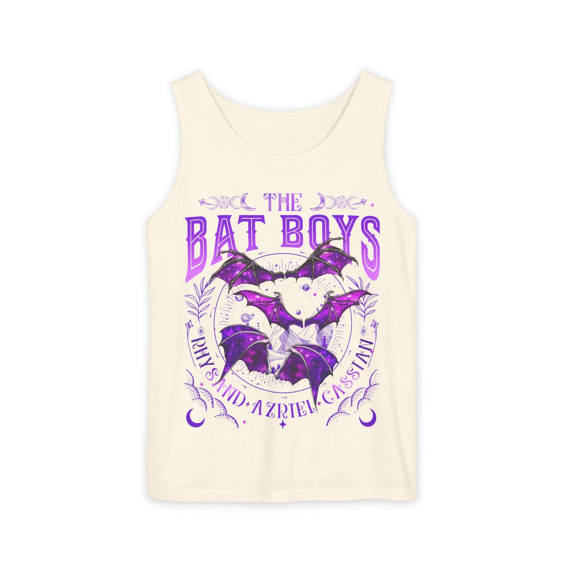 Bat Boys Comfort Colors Garment - Dyed Tank Top - Awfullynerdy.co