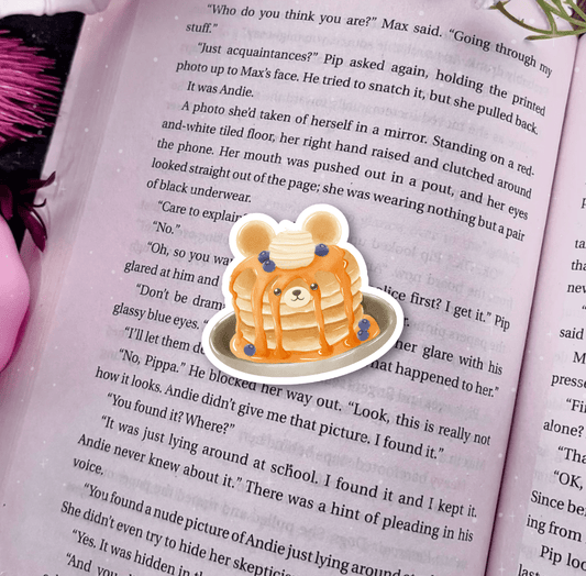Bear - y Good Pancakes Laminated Sticker - Awfullynerdy.co