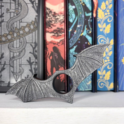 Black Wings 3d Printed Thumb Book Holder - Awfullynerdy.co
