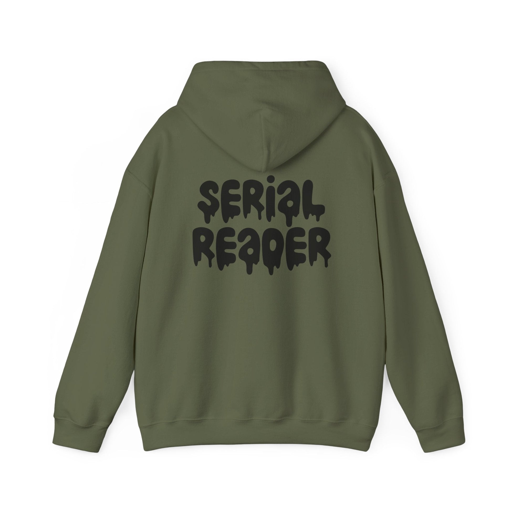 Bookish & Serial Reader Unisex Hoodie | Cozy Sweatshirt for Book Lovers - Awfullynerdy.co