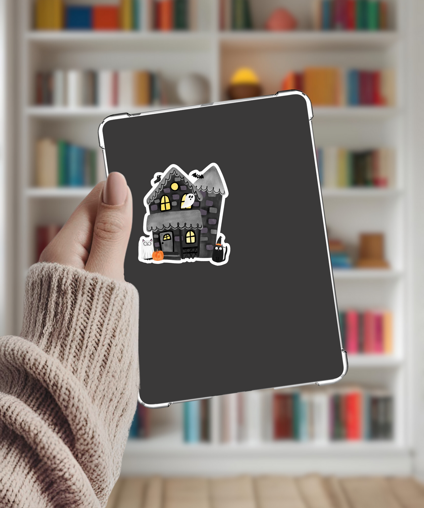 Haunted House Sticker