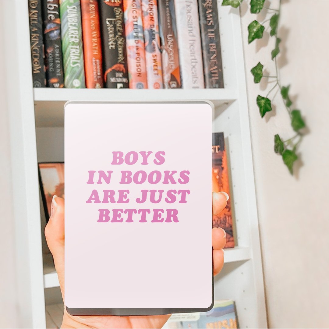 Boys in Books are Better Kindle Insert - Awfullynerdy.co