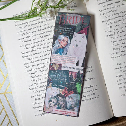 Bride Inspired Collage Bookmark - Awfullynerdy.co