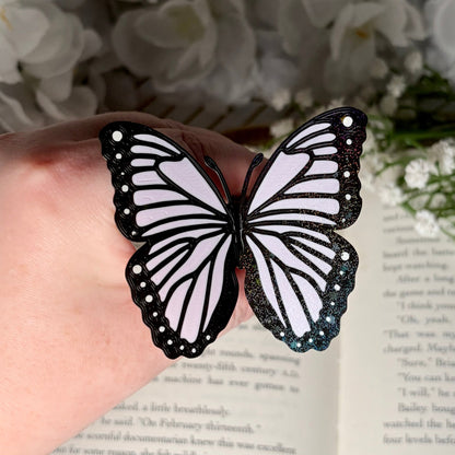 Butterfly Bookmark | 3D Printed Butterfly Bookmark | Sparkle Finish | Foldable Book Lover Gift - Awfullynerdy.co
