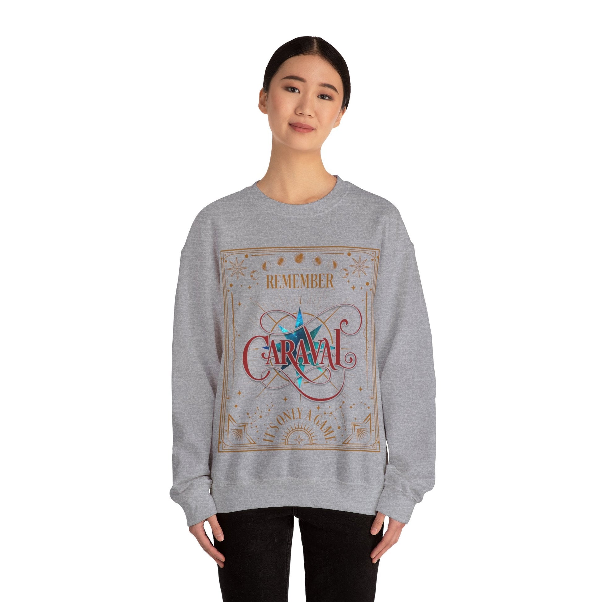 Caraval Dual - Sided Heavy Blend™ Crewneck Sweatshirt - Awfullynerdy.co