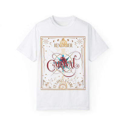 Caraval - Inspired Unisex T-Shirt, Nostalgic Graphic Tee, Literary Apparel, Gift for Readers, Comfort Colors - Awfullynerdy.co