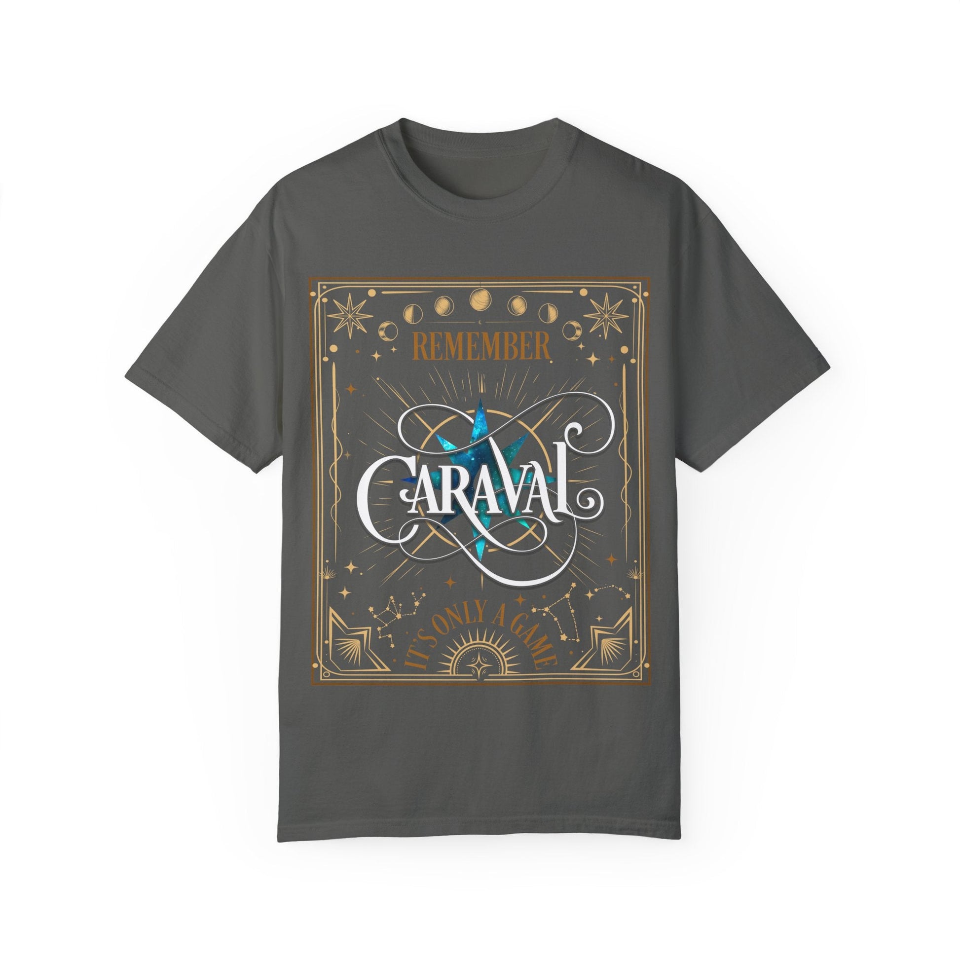 Caraval - Inspired Unisex T-Shirt, Nostalgic Graphic Tee, Literary Apparel, Gift for Readers, Comfort Colors - Awfullynerdy.co