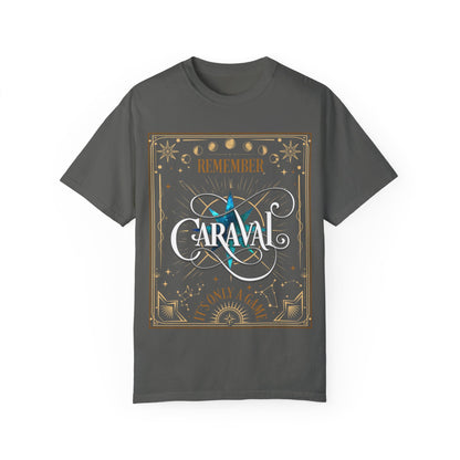 Caraval - Inspired Unisex T-Shirt, Nostalgic Graphic Tee, Literary Apparel, Gift for Readers, Comfort Colors - Awfullynerdy.co