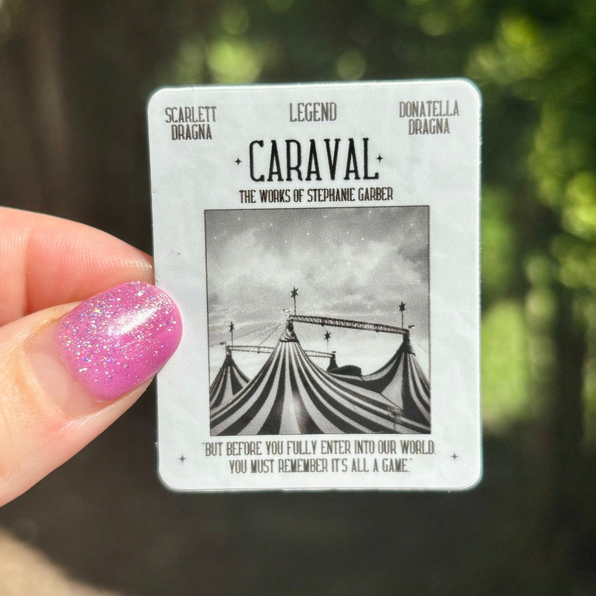 Caraval Movie Poster Sticker - Awfullynerdy.co – Awfullynerdy.co