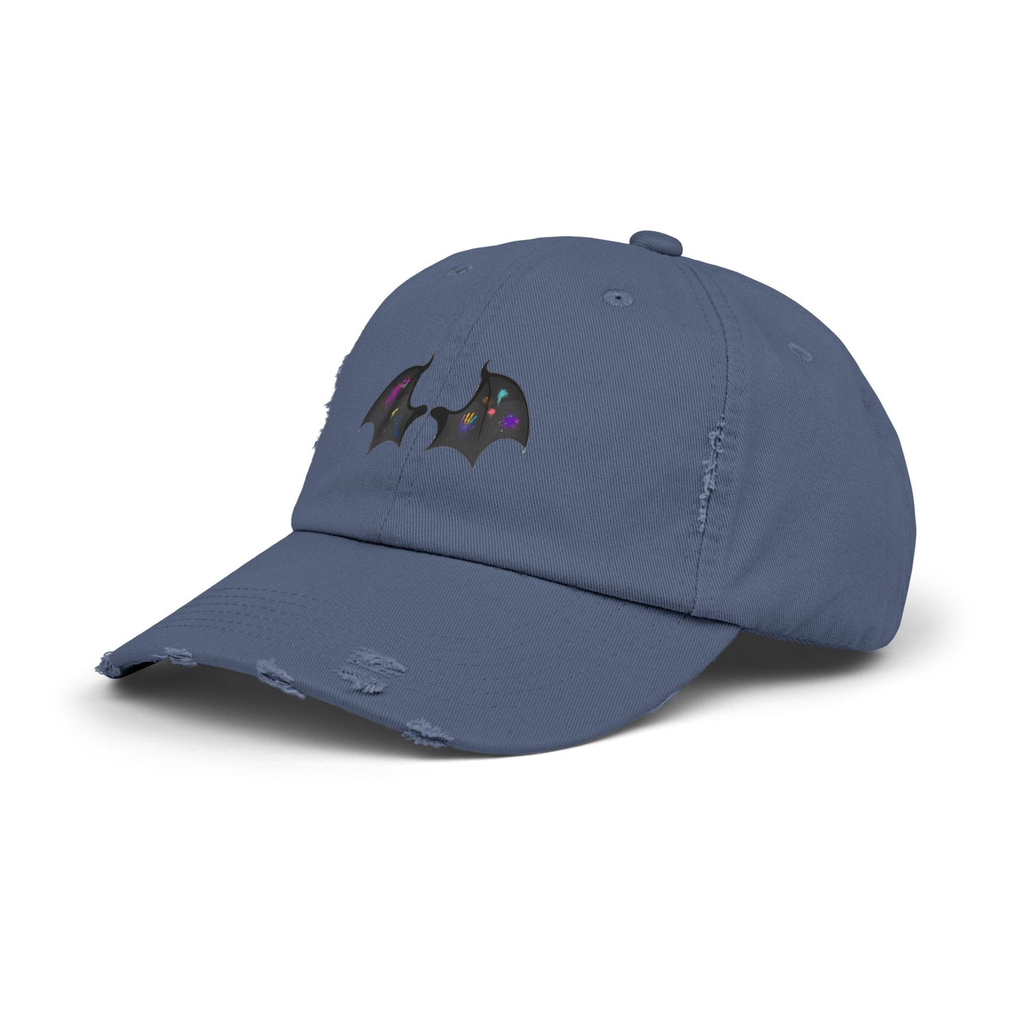 Chapter 55 Painted Wings Distressed Cap - Awfullynerdy.co