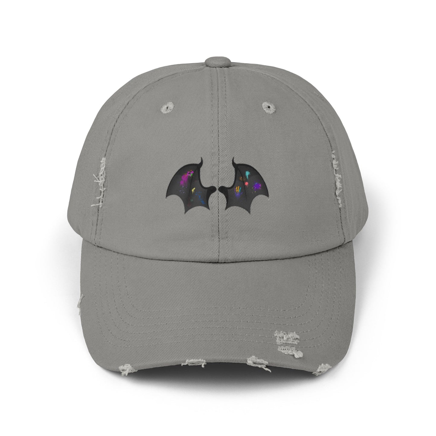 Chapter 55 Painted Wings Distressed Cap - Awfullynerdy.co