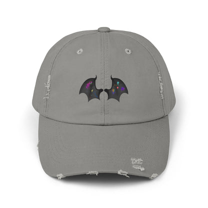 Chapter 55 Painted Wings Distressed Cap - Awfullynerdy.co