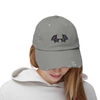 Chapter 55 Painted Wings Distressed Cap - Awfullynerdy.co