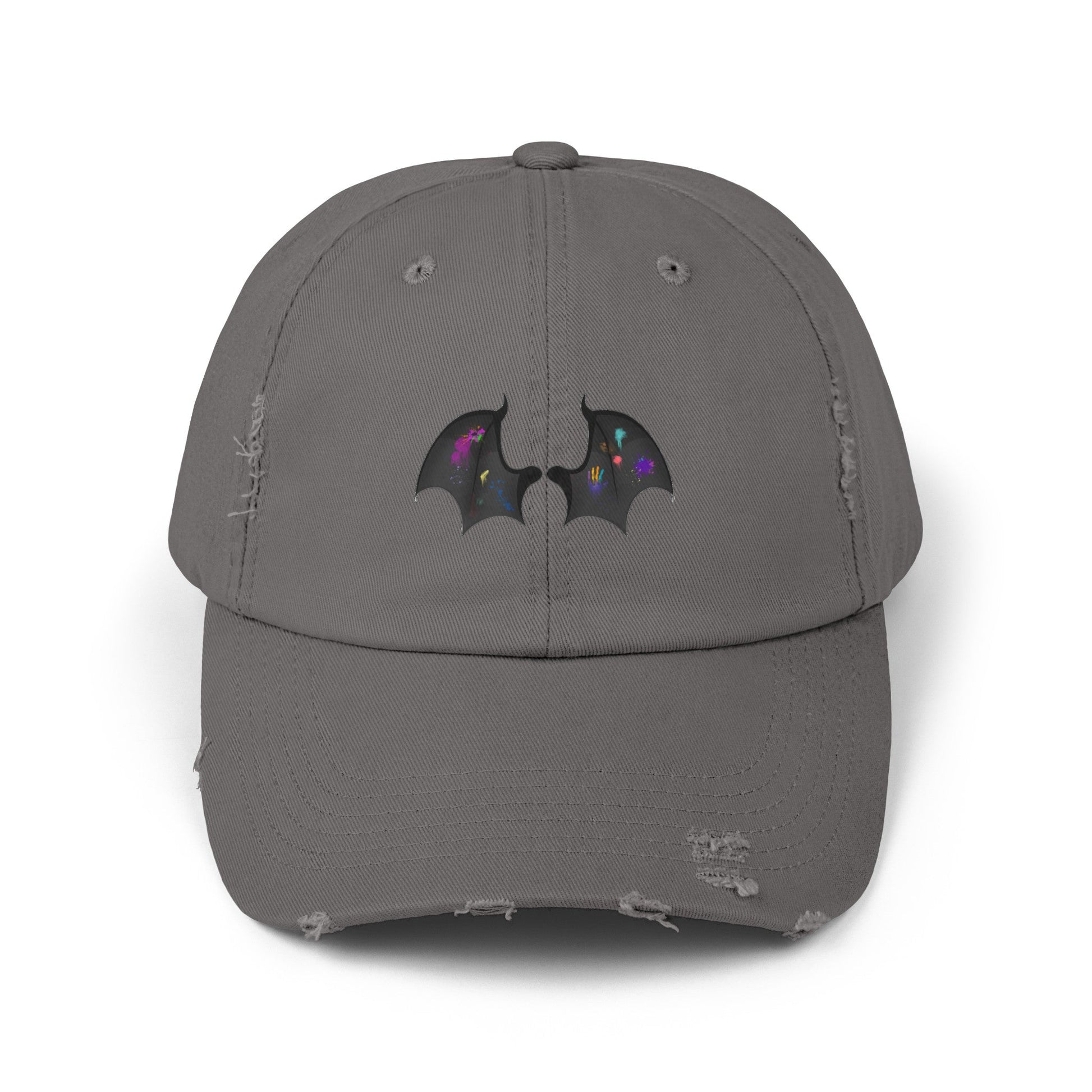 Chapter 55 Painted Wings Distressed Cap - Awfullynerdy.co