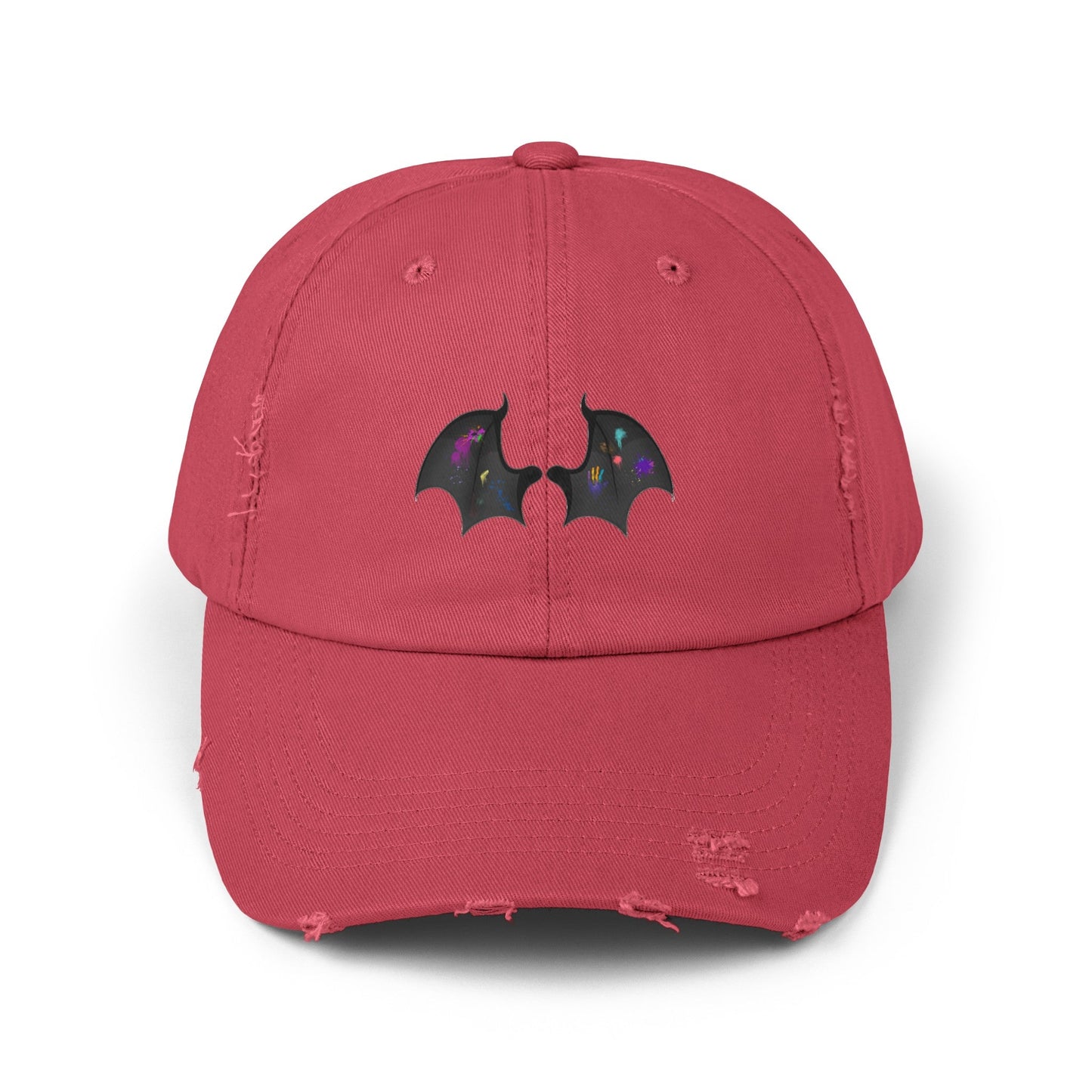 Chapter 55 Painted Wings Distressed Cap - Awfullynerdy.co