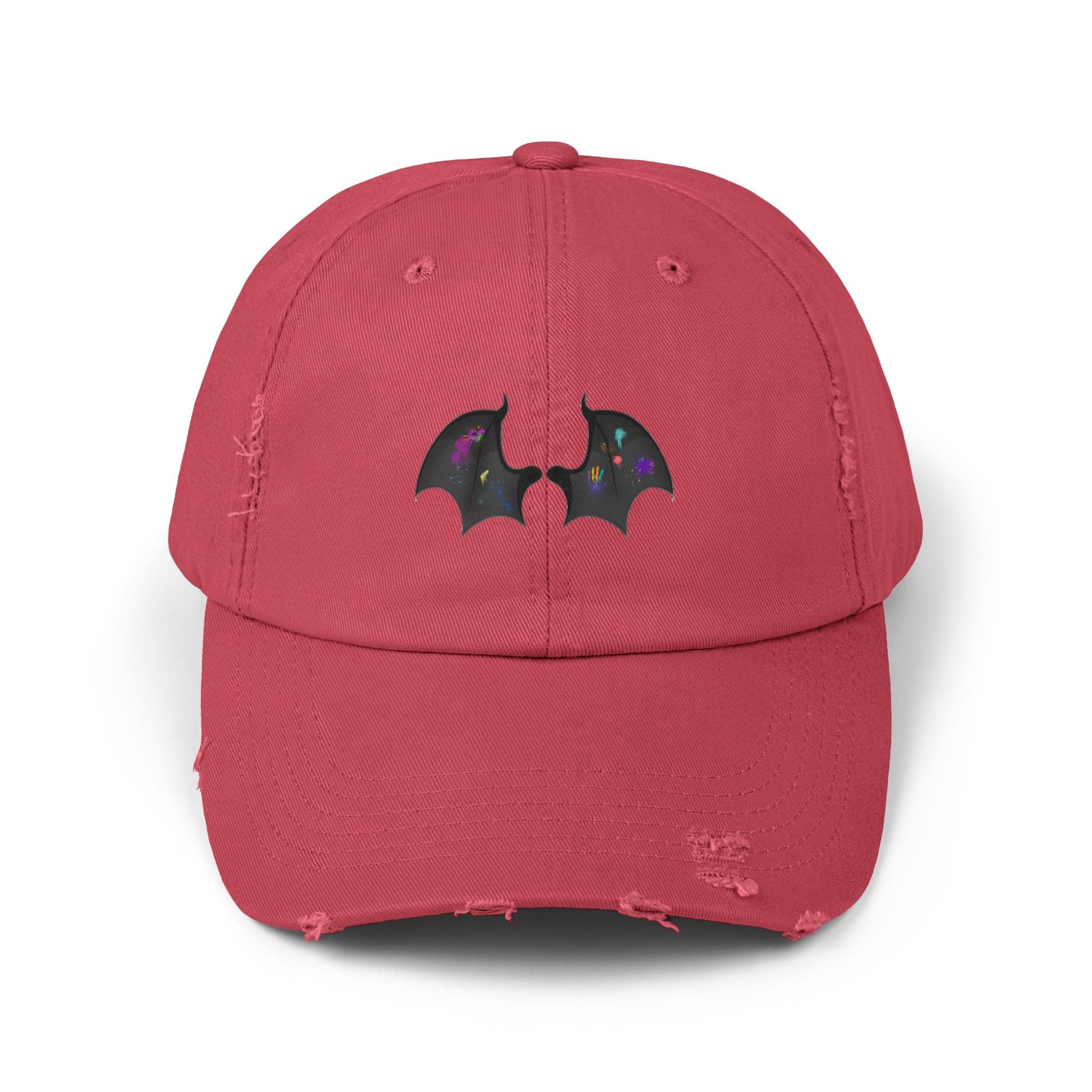 Chapter 55 Painted Wings Distressed Cap - Awfullynerdy.co