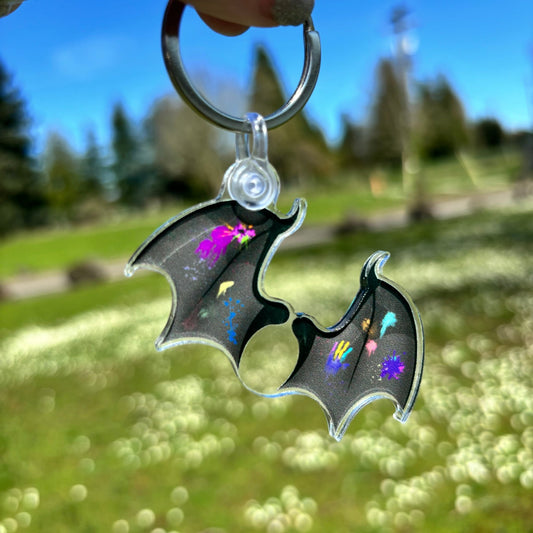 Chapter 55 Painted Wings Keychain - Awfullynerdy.co