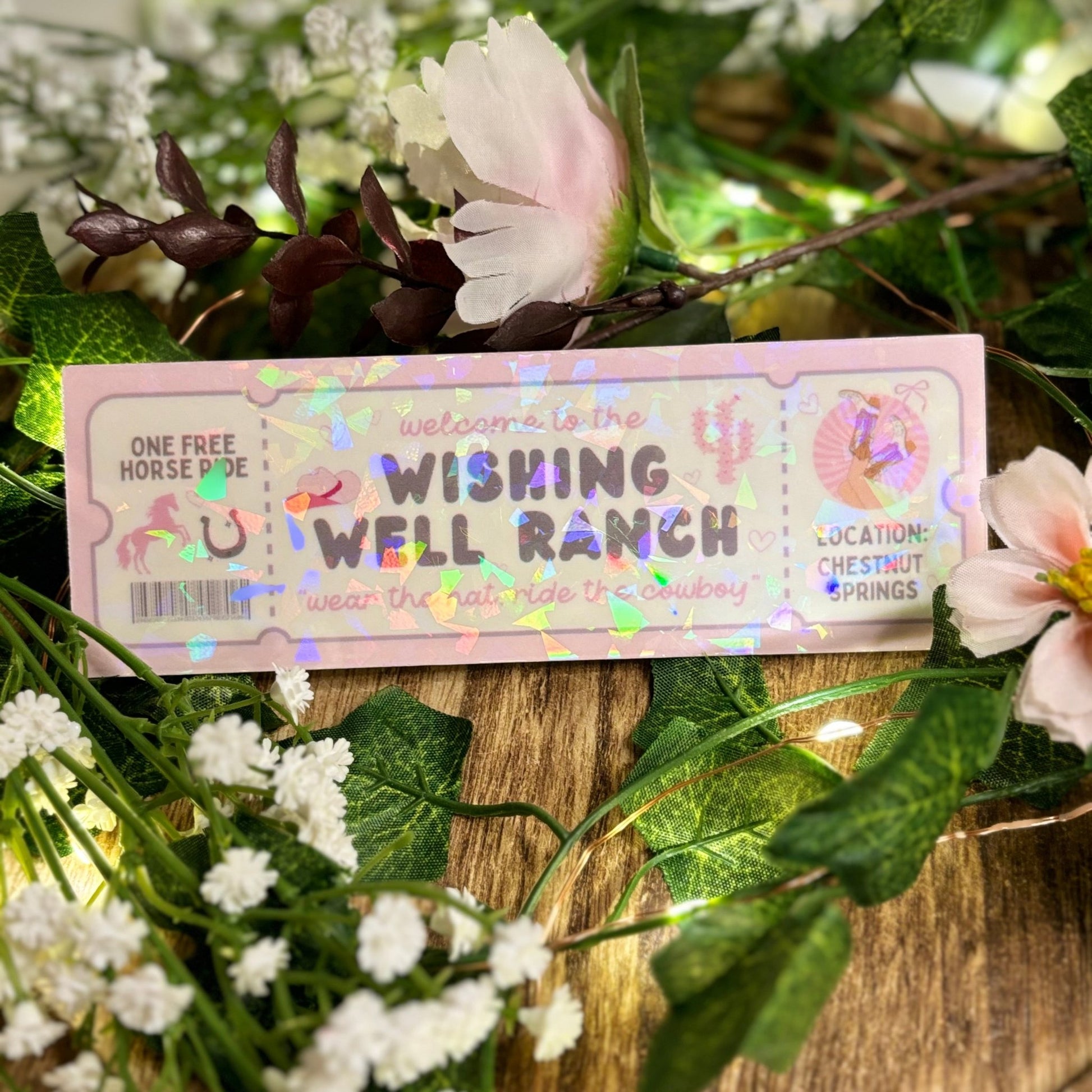 Chestnut Springs Wishing Well Ranch Laminated Cardstock Bookmark - Awfullynerdy.co