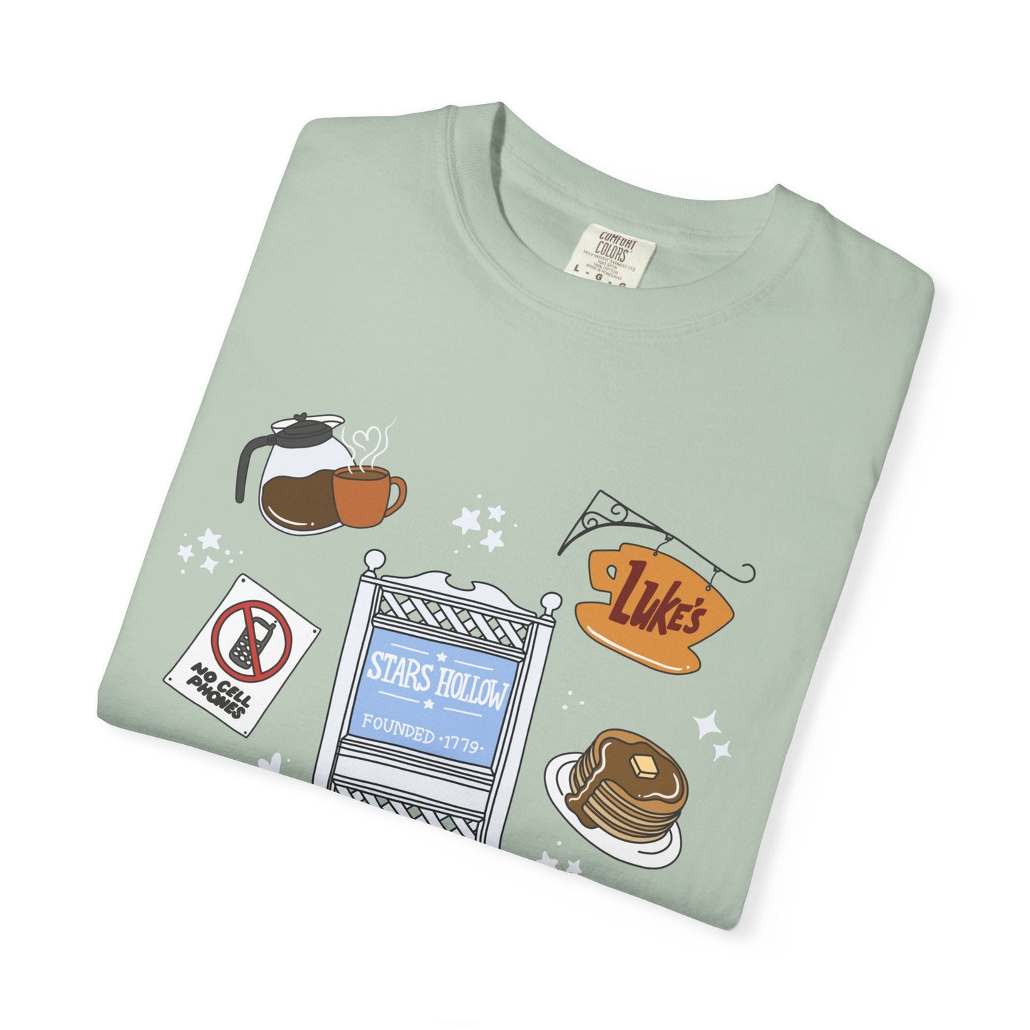 Coffee Lover T-Shirt - Mentally I'm Drinking Coffee at Luke's - Awfullynerdy.co