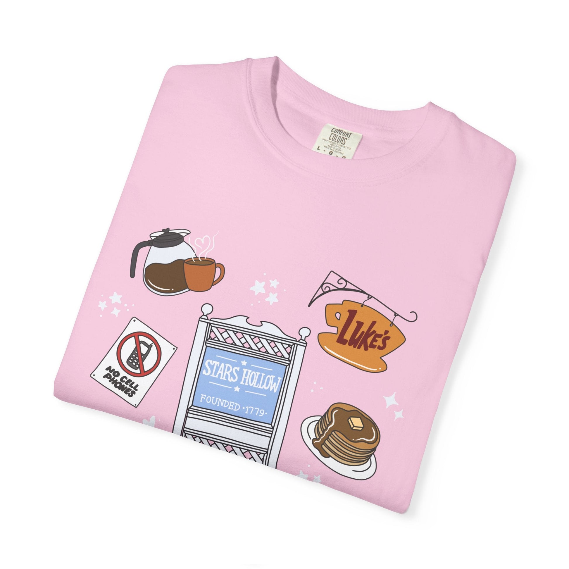 Coffee Lover T-Shirt - Mentally I'm Drinking Coffee at Luke's - Awfullynerdy.co