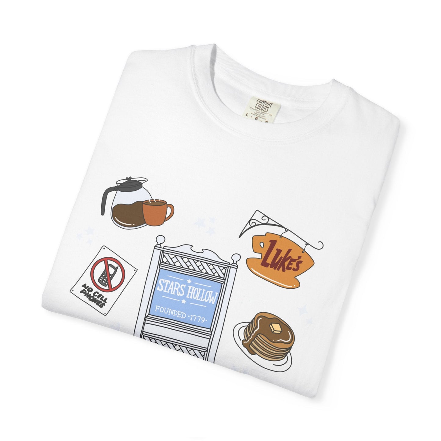 Coffee Lover T-Shirt - Mentally I'm Drinking Coffee at Luke's - Awfullynerdy.co