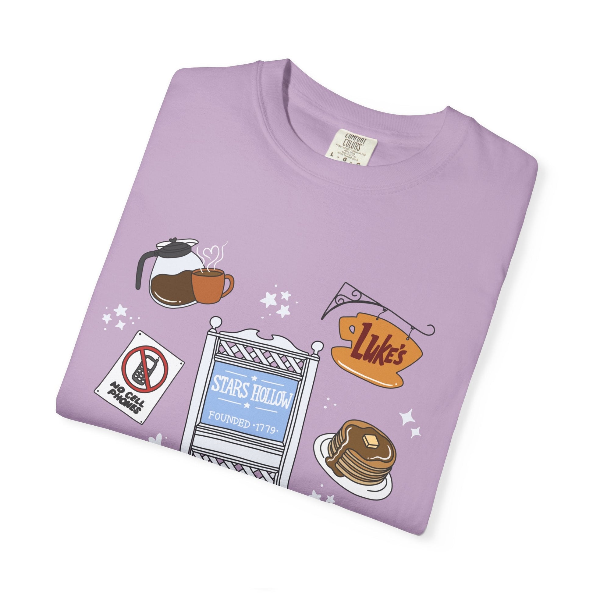 Coffee Lover T-Shirt - Mentally I'm Drinking Coffee at Luke's - Awfullynerdy.co