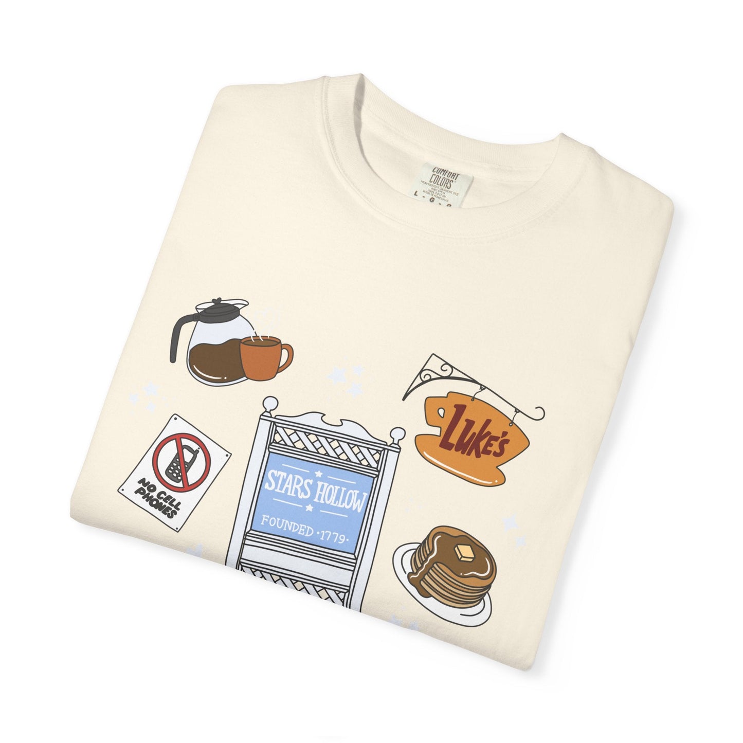 Coffee Lover T-Shirt - Mentally I'm Drinking Coffee at Luke's - Awfullynerdy.co