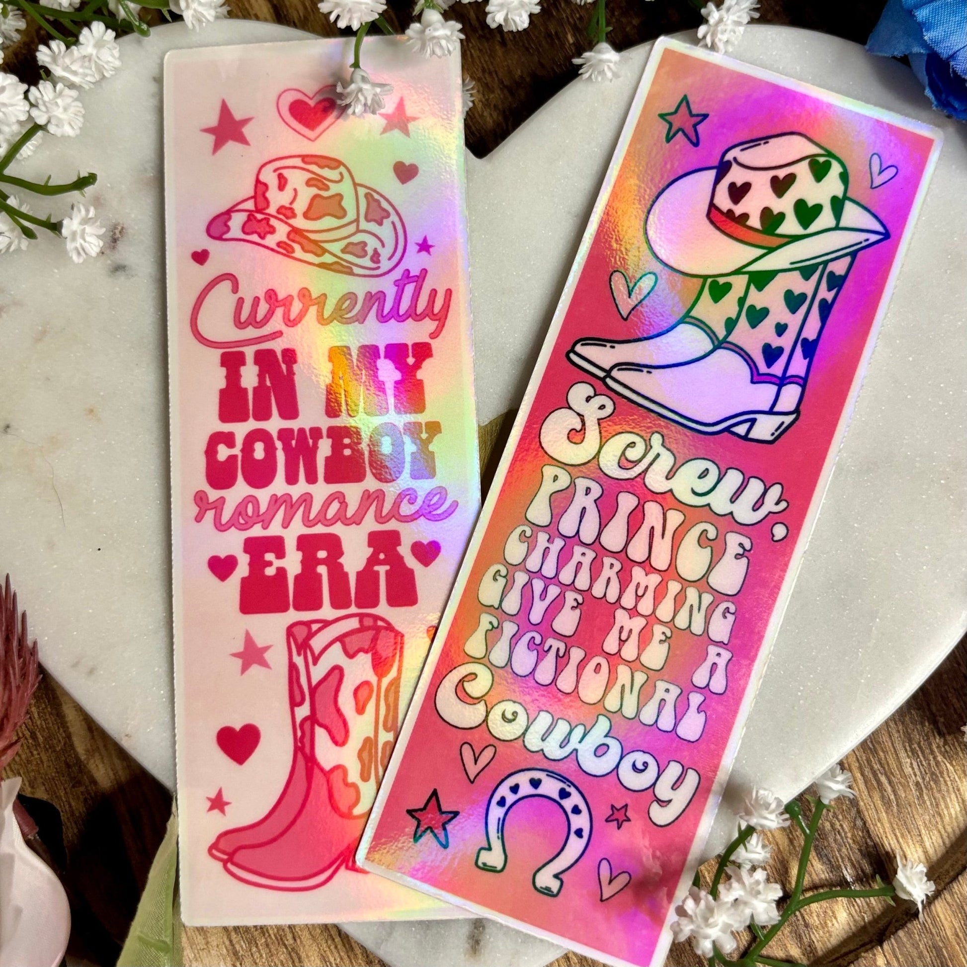 Cowboy Romance Cardstock Bookmark Bundle - Awfullynerdy.co