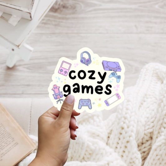 Cozy Games Sticker - Awfullynerdy.co