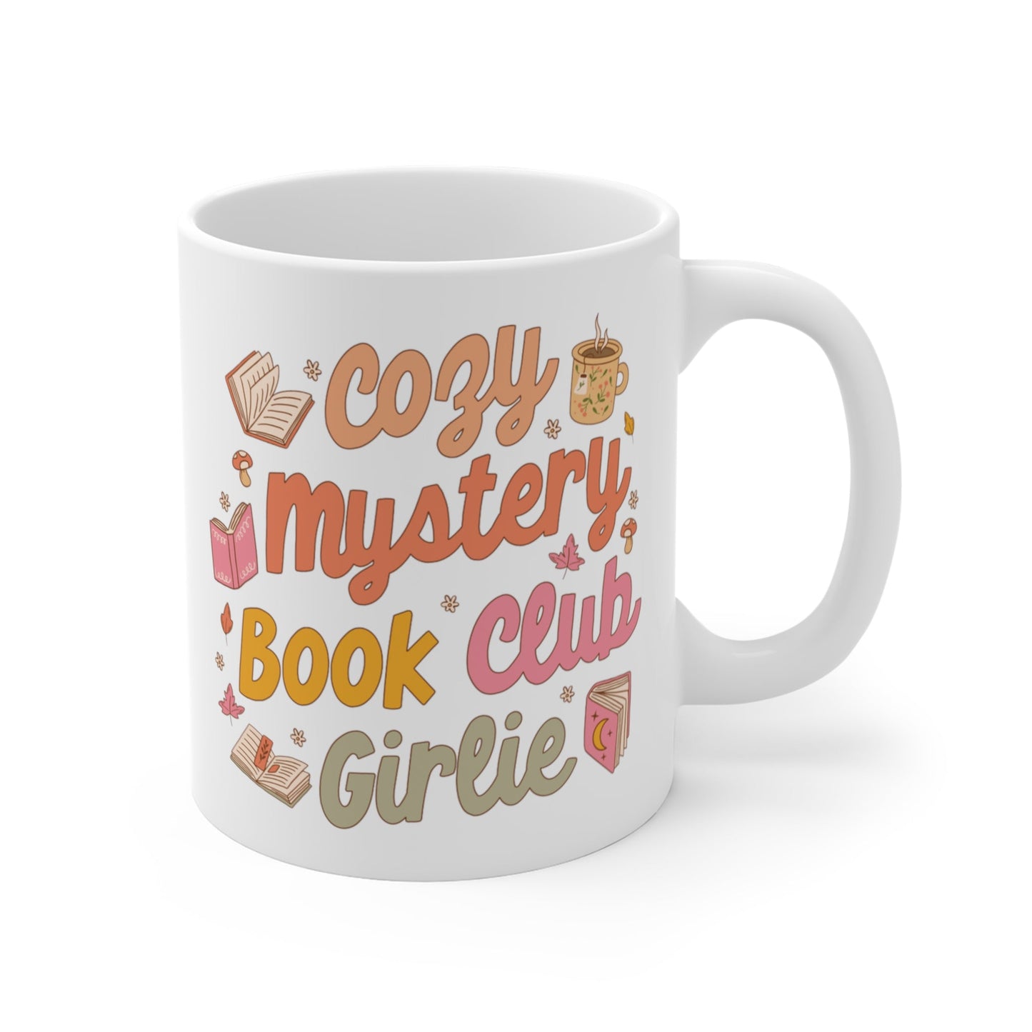 Cozy Mystery Book Club Girlie Mug 11oz - Awfullynerdy.co