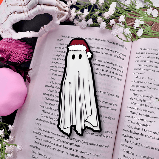 Creepmas Ghost Star Sparkle Bookmark - Awfullynerdy.co