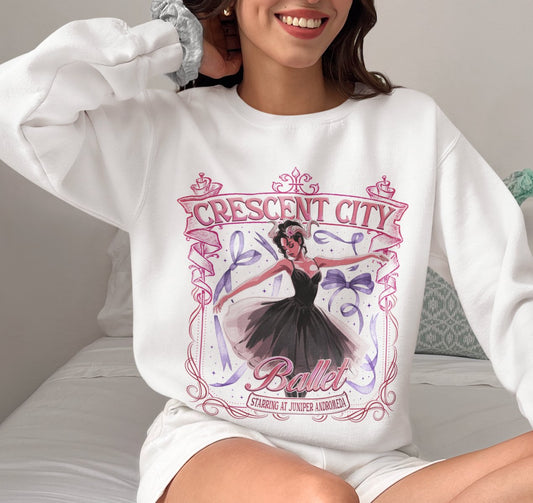 Crescent City Ballet Junpier Heavy Blend™ Crewneck Sweatshirt - Awfullynerdy.co