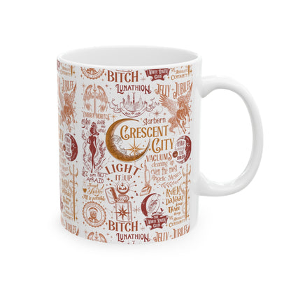 Crescent City Collage Ceramic Mug - Awfullynerdy.co